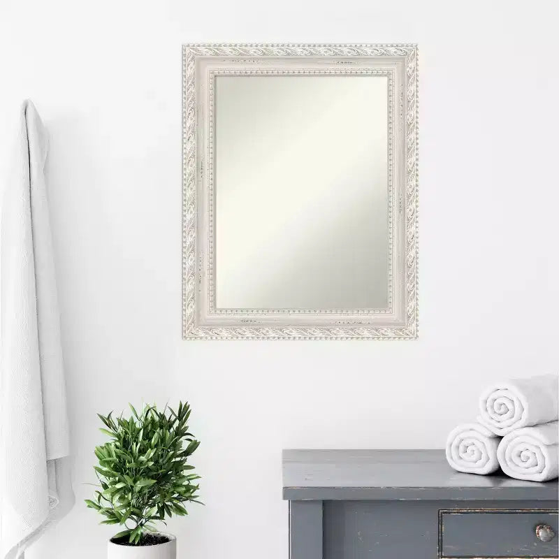 Miroir mural en bois, rectangulaire moderne