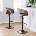 Tabourets de bar réglables de style rétro-moderne