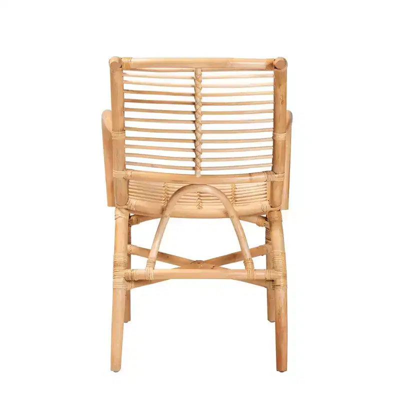 Fauteuil de salon en rotin naturel