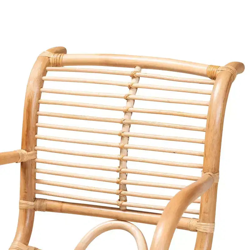 Fauteuil de salon en rotin naturel