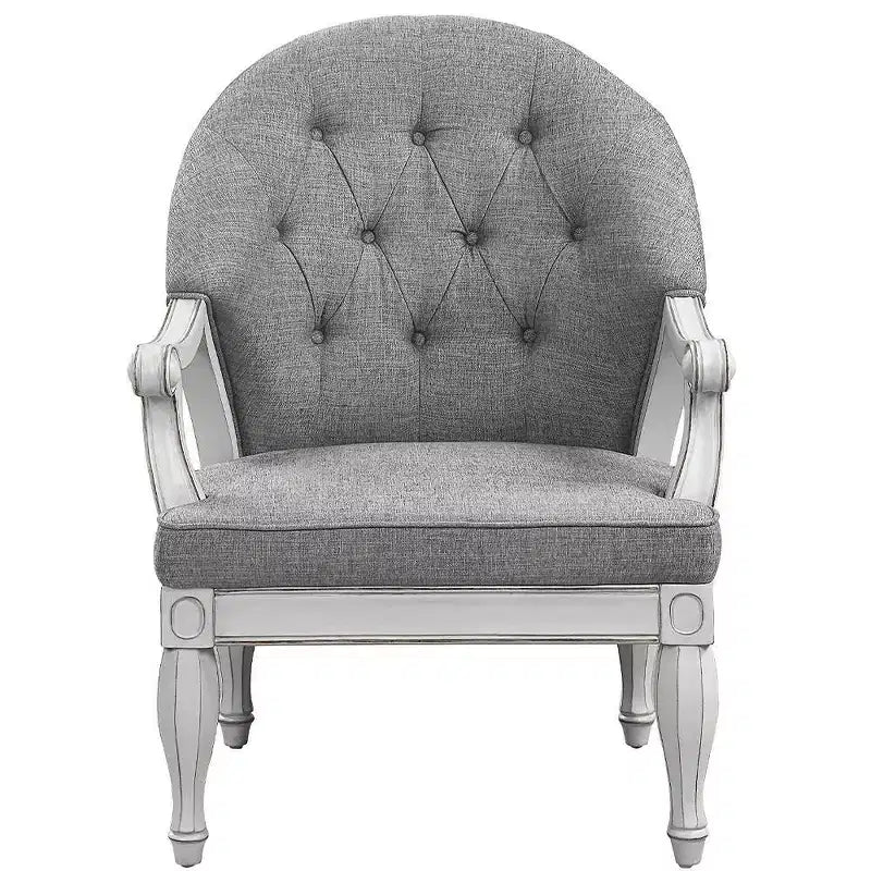 Fauteuil : Coussin capitonné en coton