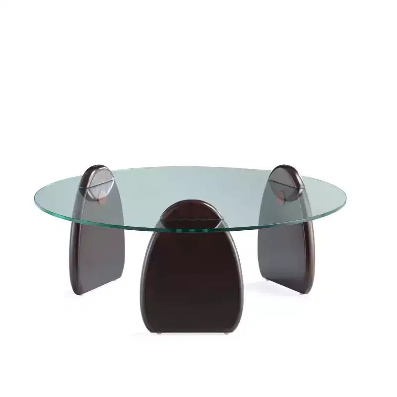 Table basse plateau verre trempé