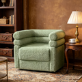 Un fauteuil pivotant moderne avec dossier