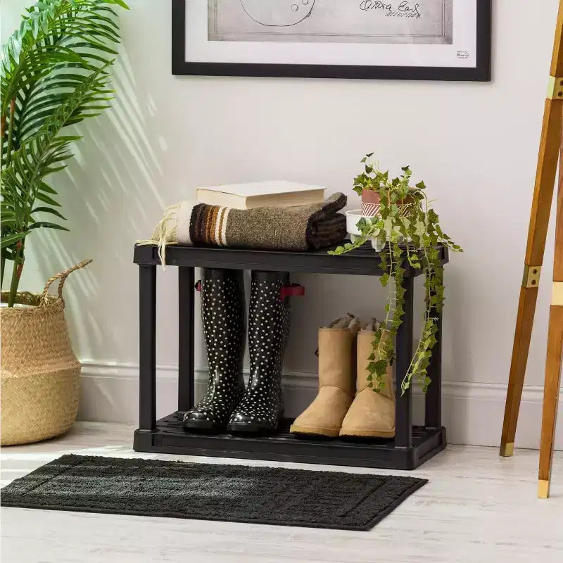 Étagère de garage en plastique USA Rangement Intérieur Extérieur