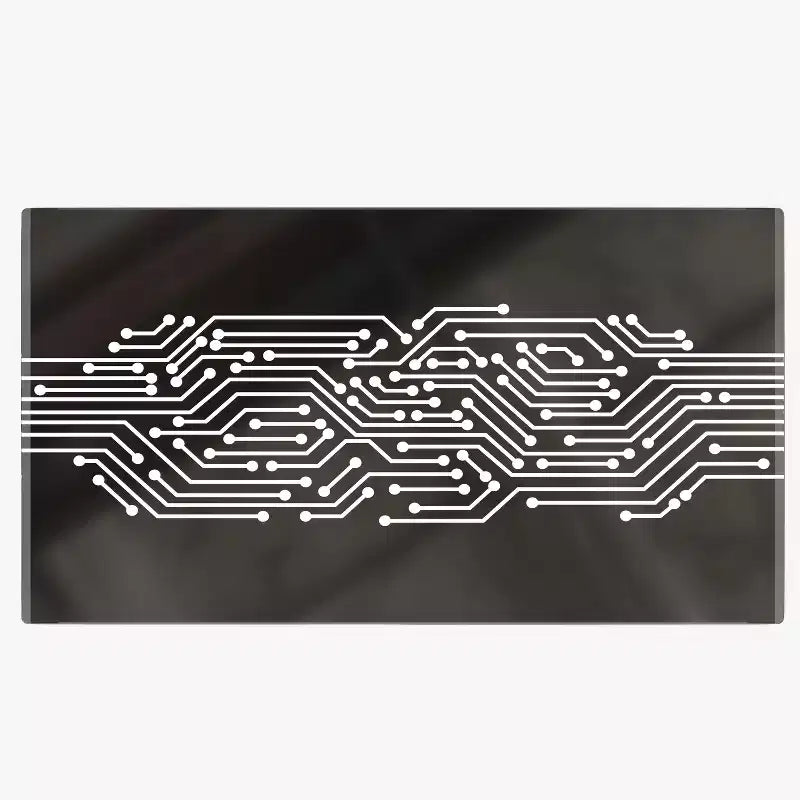 Table de jeu LED à changement de couleur inspirée des circuits imprimés