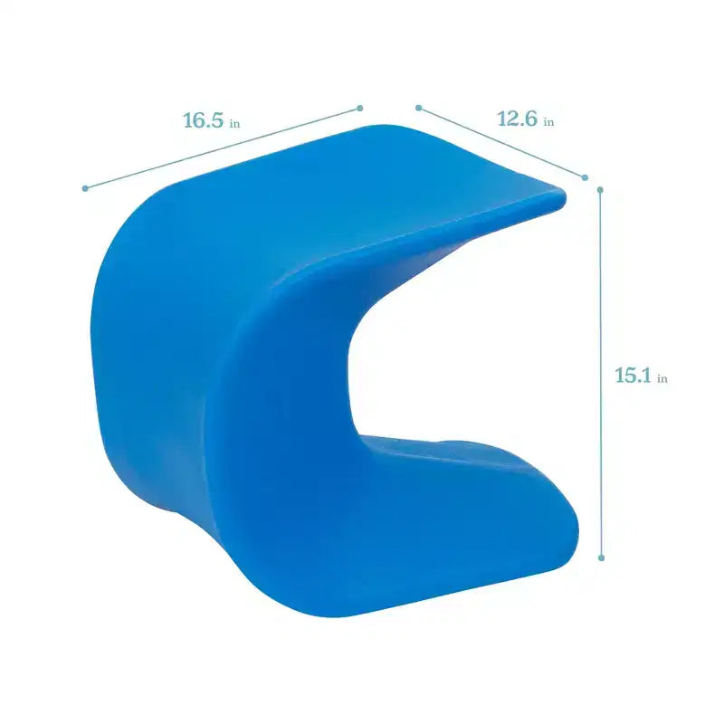 Chaises et tabourets de bar en forme de vague