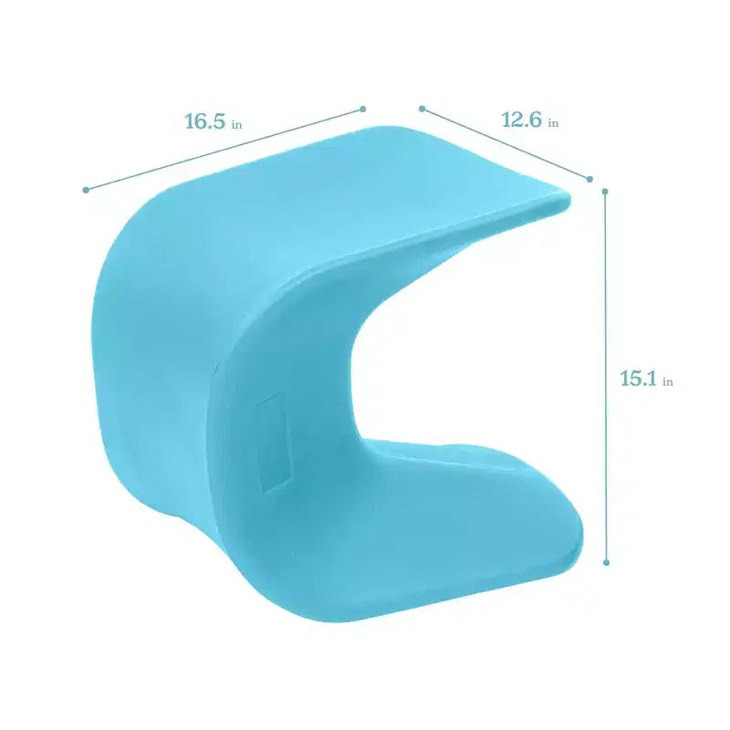 Chaises et tabourets de bar en forme de vague