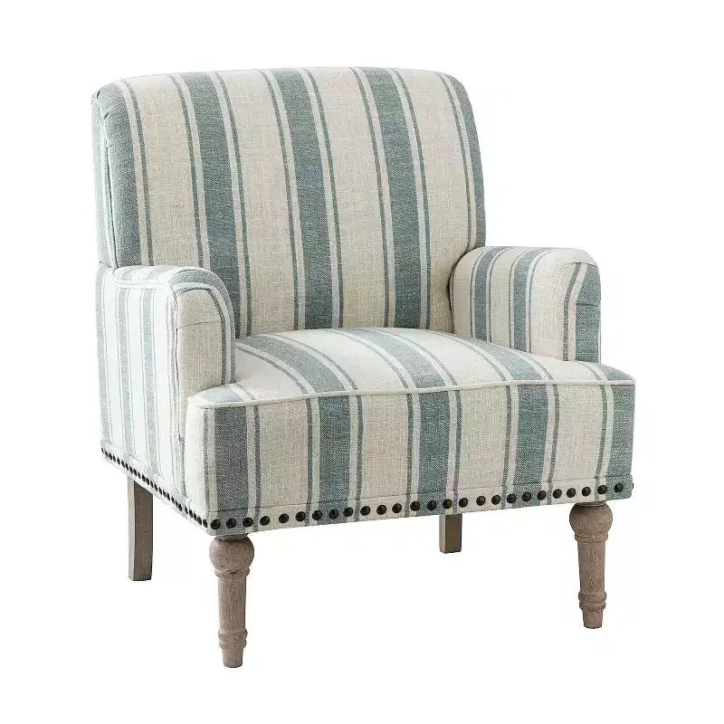Fauteuil de chambre tapissé en bois massif