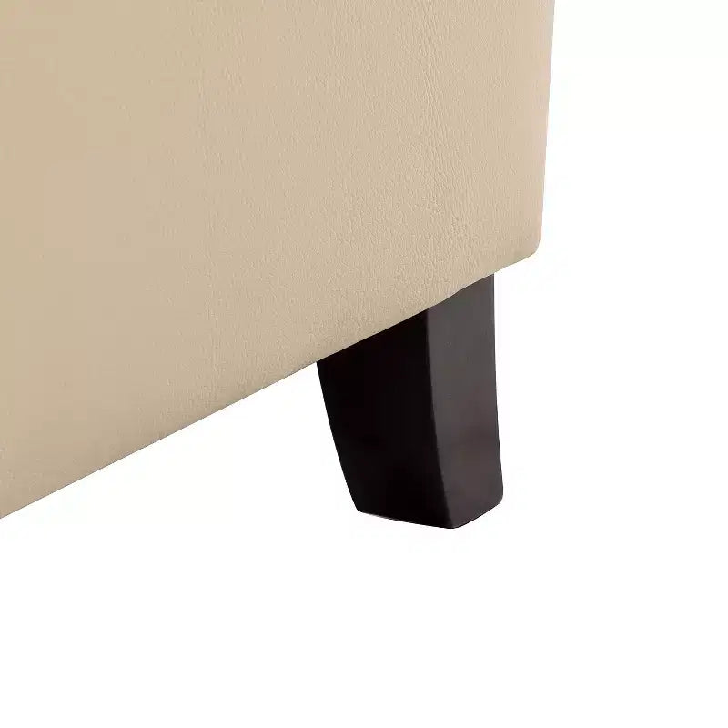 Fauteuil relax en cuir véritable à oreilles moderne