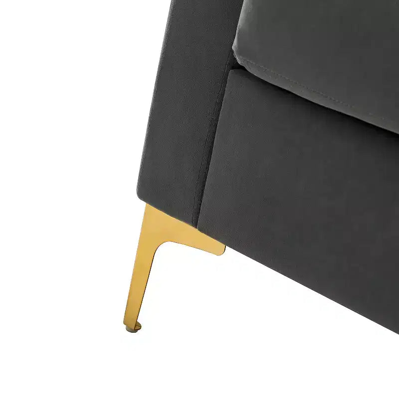 Fauteuil club moderne capitonné en bois avec coussin