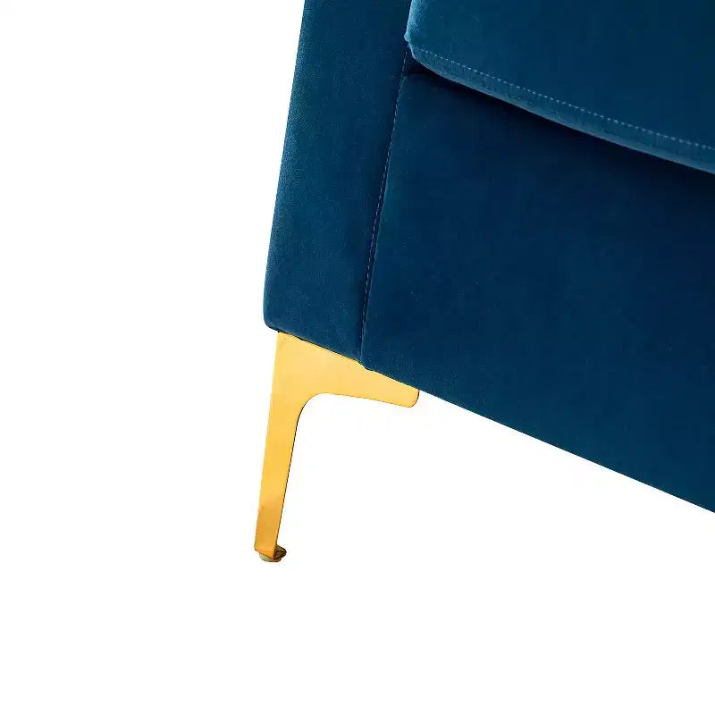Fauteuil club moderne capitonné en bois avec coussin