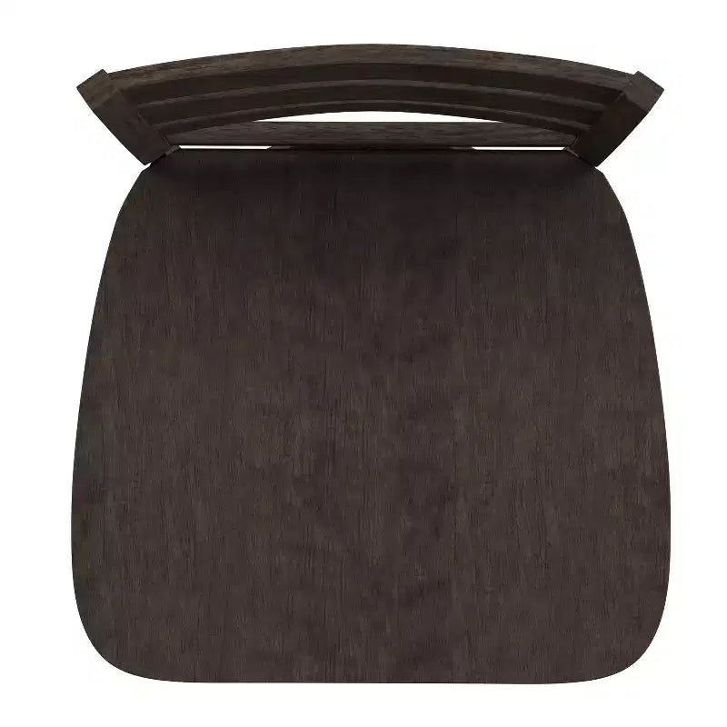 Tabouret de bar pivotant classique en bois à dossier à barreaux