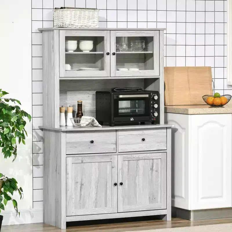 Bahut de cuisine avec placard à vaisselle