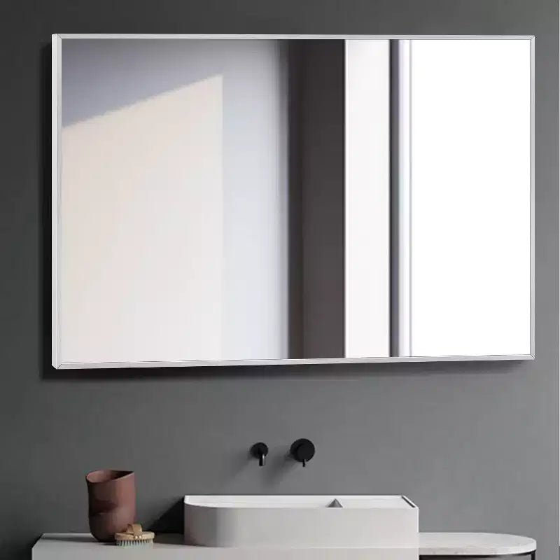 Miroir mural décoratif rectangulaire noir moderne