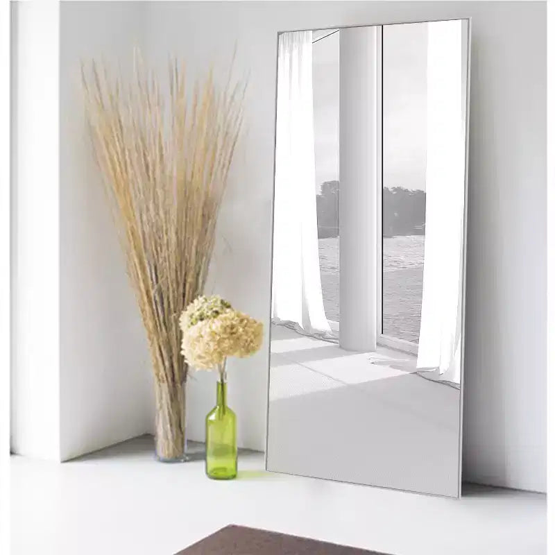 Miroir mural décoratif rectangulaire noir moderne