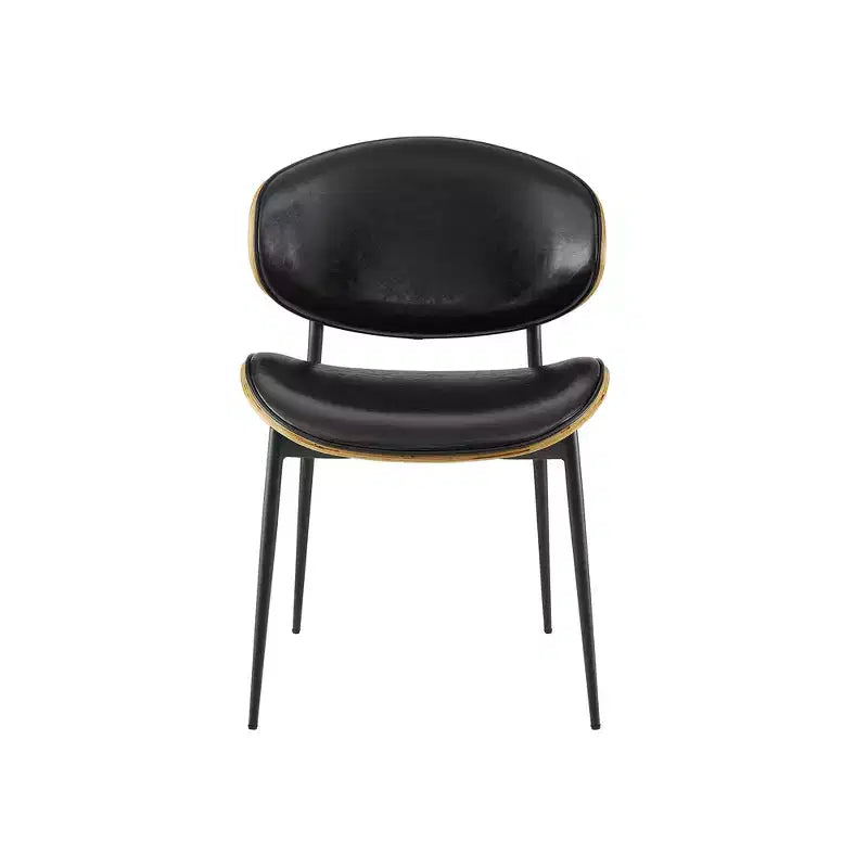 Chaise de salle à manger en peuplier rembourrée