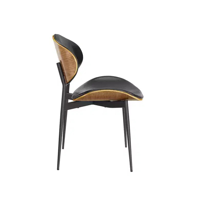 Chaise de salle à manger en peuplier rembourrée