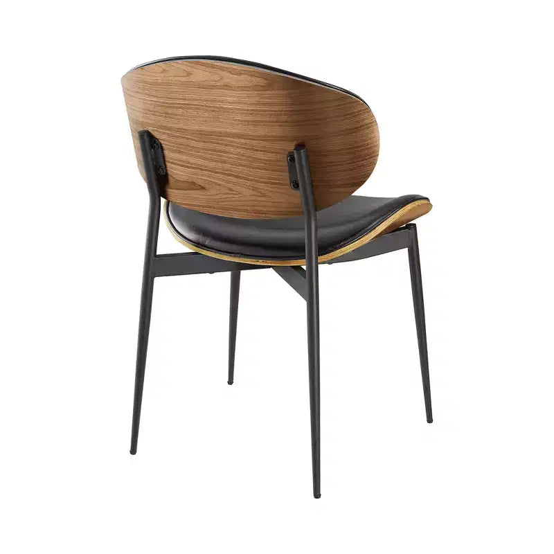 Chaise de salle à manger en peuplier rembourrée