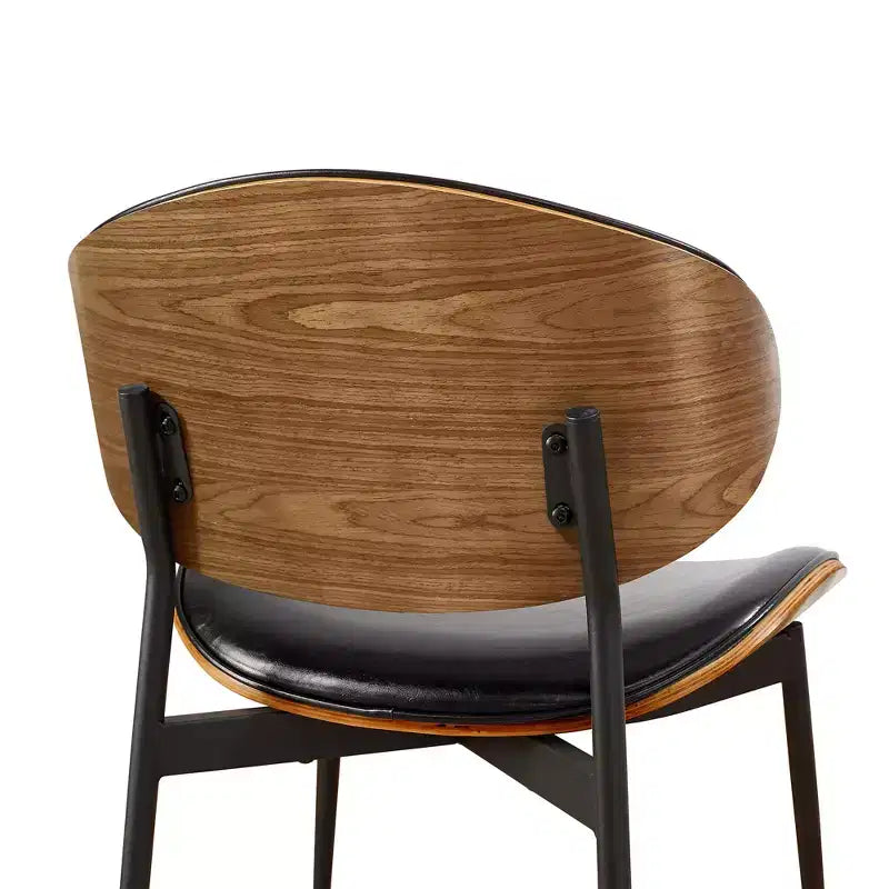 Chaise de salle à manger en peuplier rembourrée