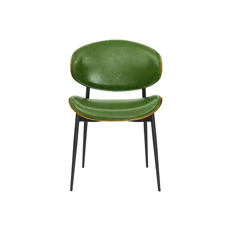 Chaise de salle à manger en peuplier rembourrée