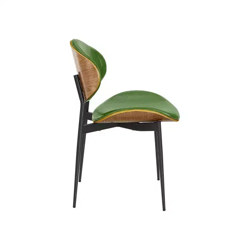 Chaise de salle à manger en peuplier rembourrée