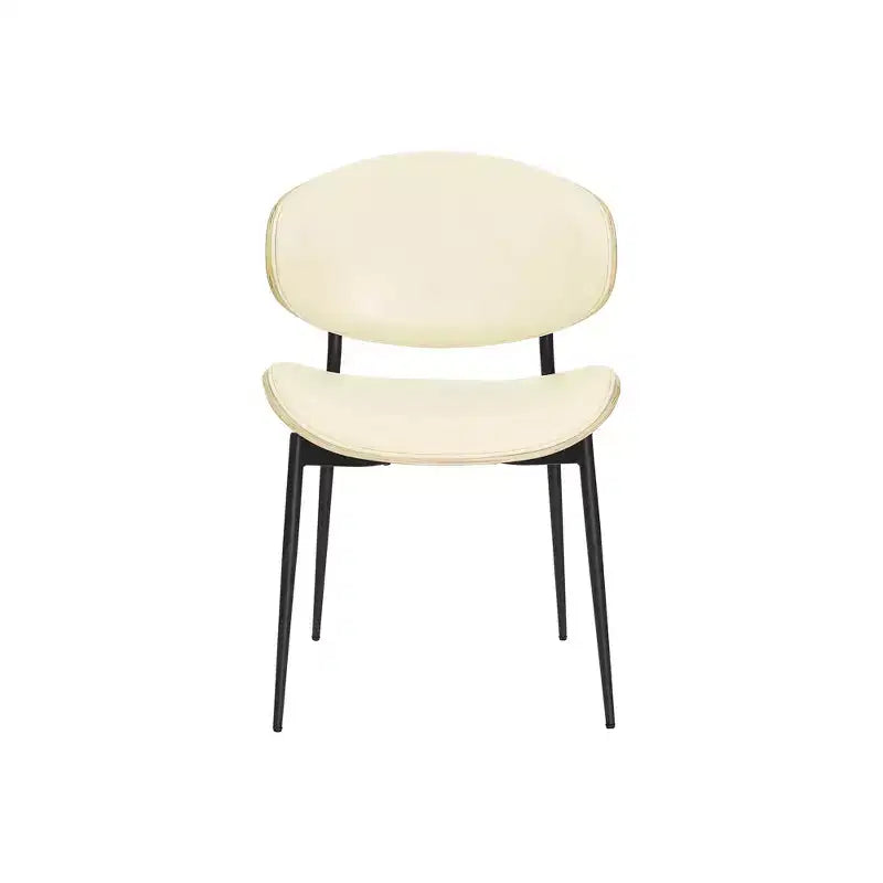 Chaise de salle à manger en peuplier rembourrée