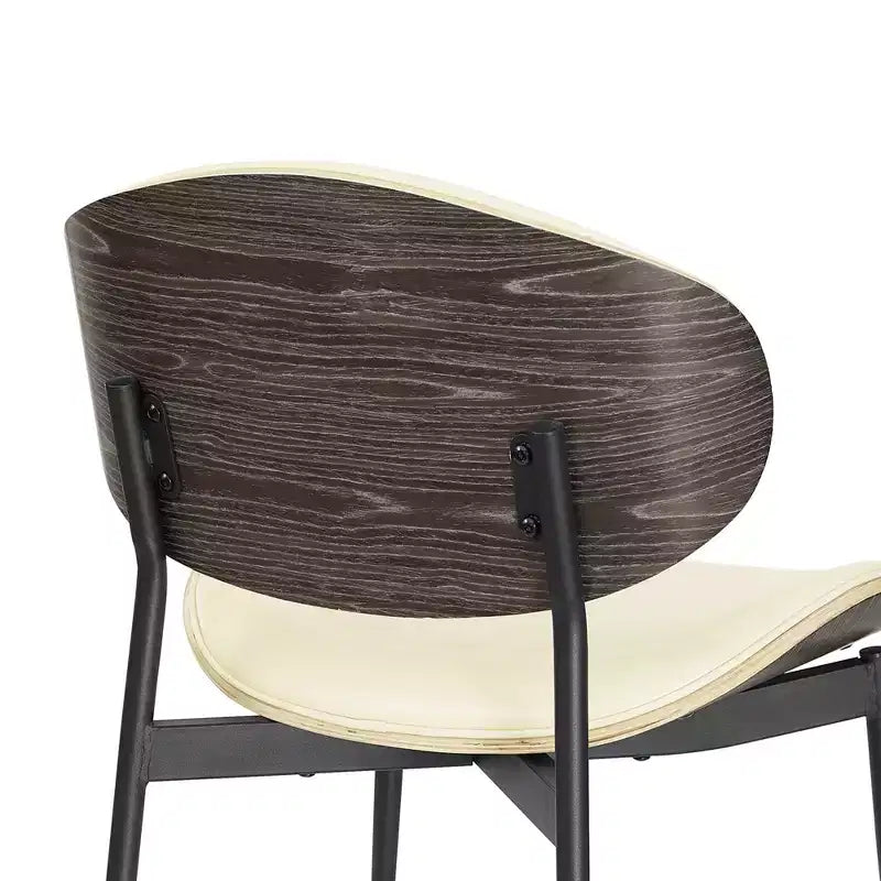 Chaise de salle à manger en peuplier rembourrée
