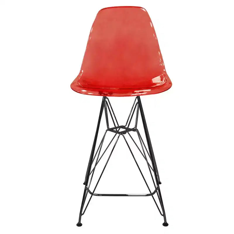 Tabourets de bar en acrylique de style médiéval-moderne