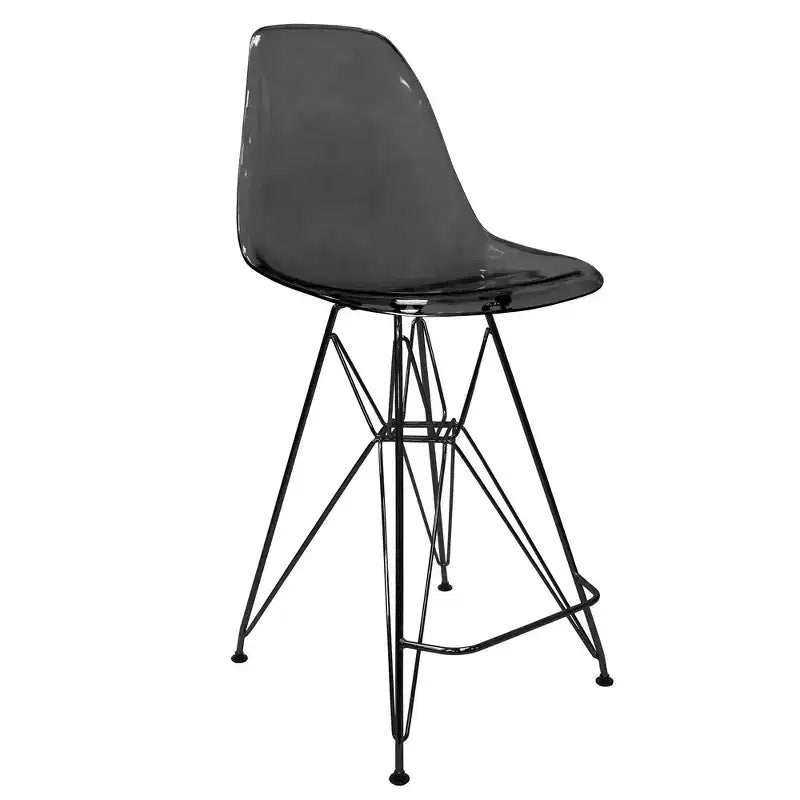 Tabourets de bar en acrylique de style médiéval-moderne