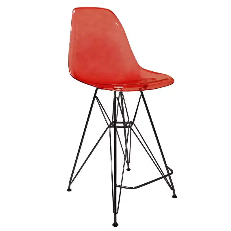 Tabourets de bar en acrylique de style médiéval-moderne