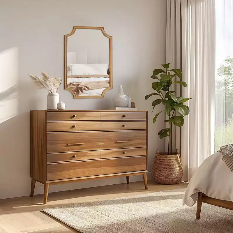 Miroir cadre bois
