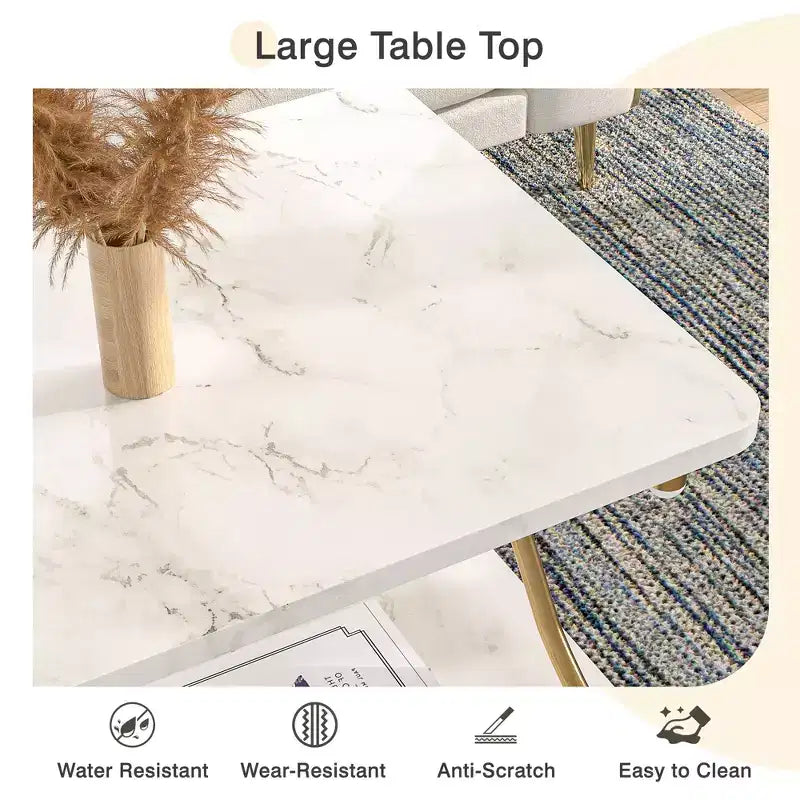 Table basse en bois avec rangement