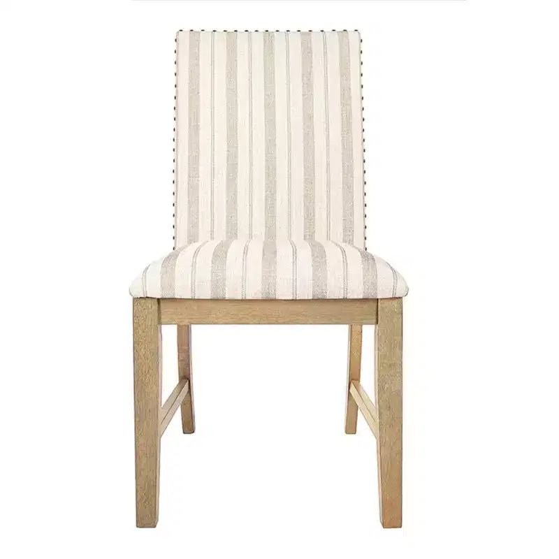 Chaise de salle à manger en bois avec tablier rembourré doux
