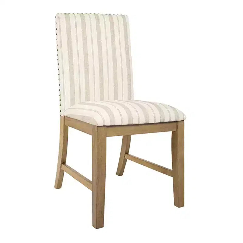 Chaise de salle à manger en bois avec tablier rembourré doux
