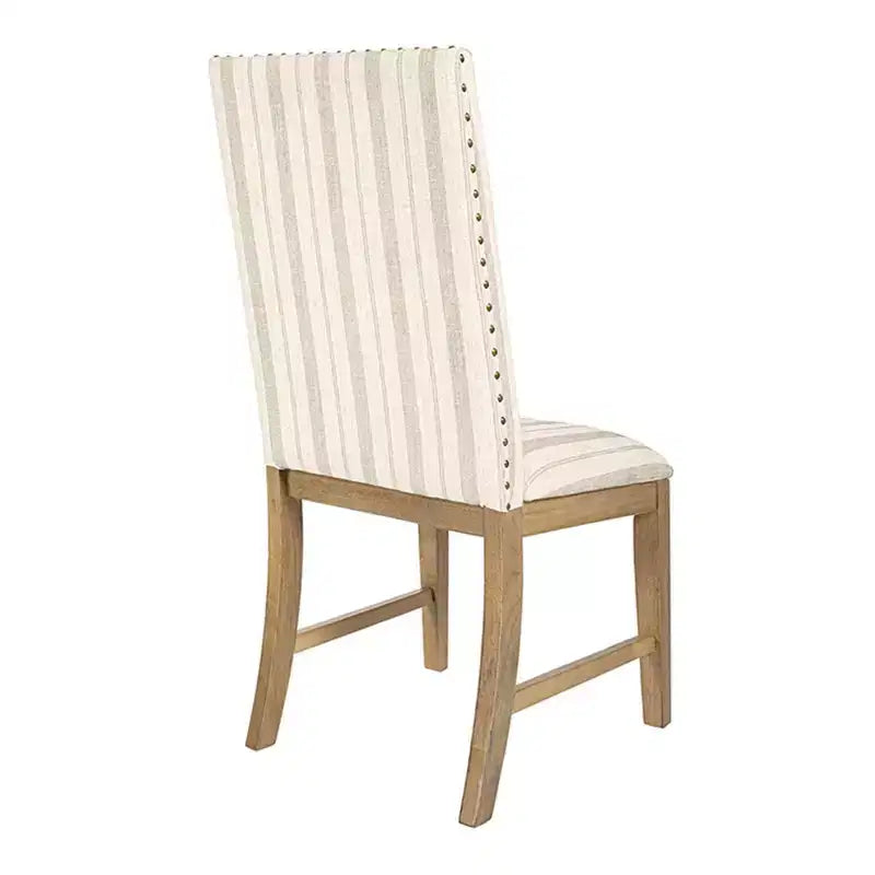 Chaise de salle à manger en bois avec tablier rembourré doux