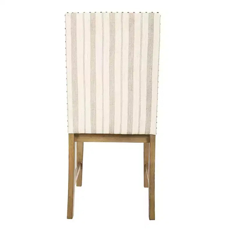 Chaise de salle à manger en bois avec tablier rembourré doux