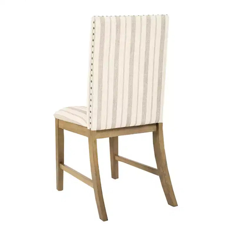 Chaise de salle à manger en bois avec tablier rembourré doux