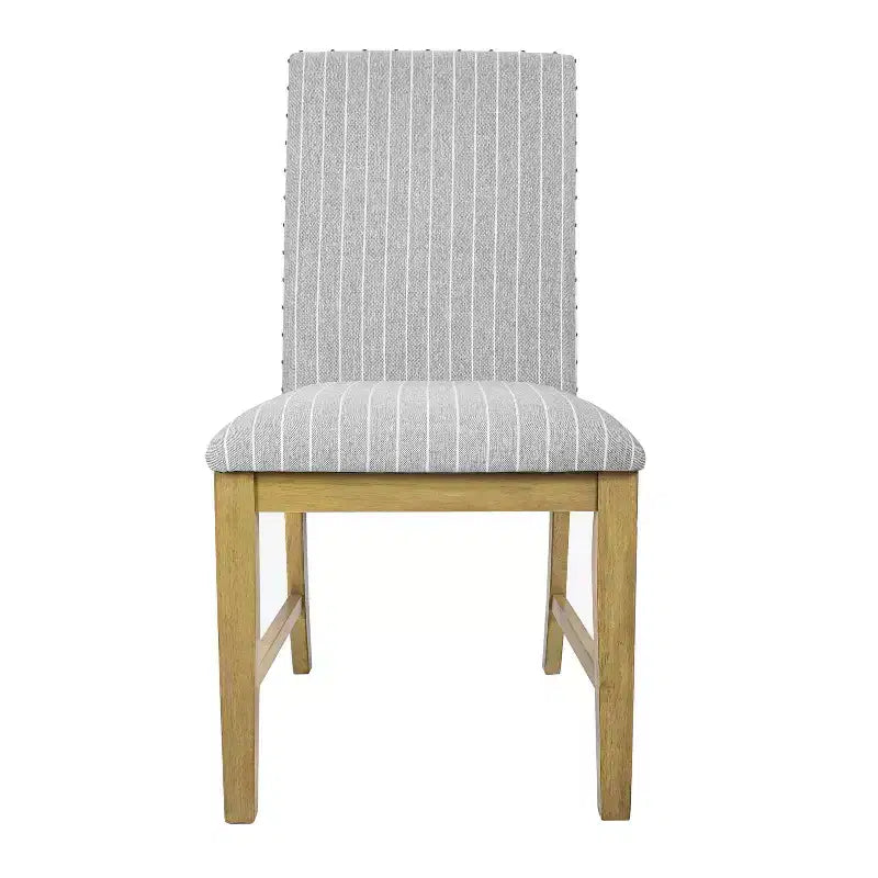 Chaise de salle à manger en bois avec tablier rembourré doux