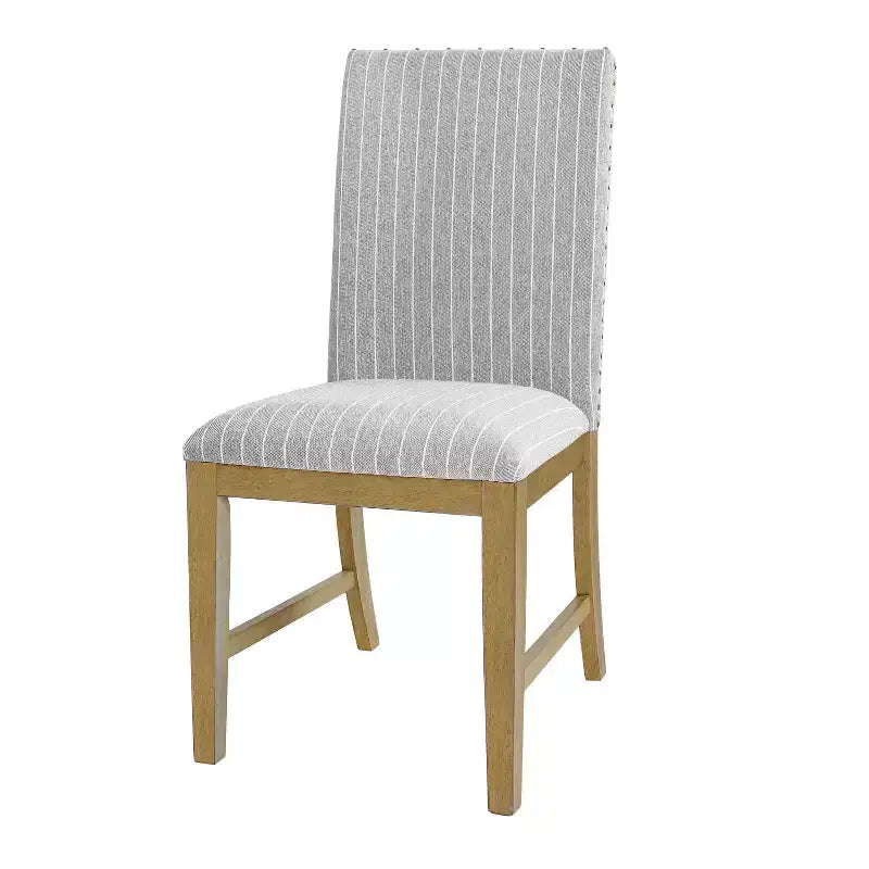 Chaise de salle à manger en bois avec tablier rembourré doux