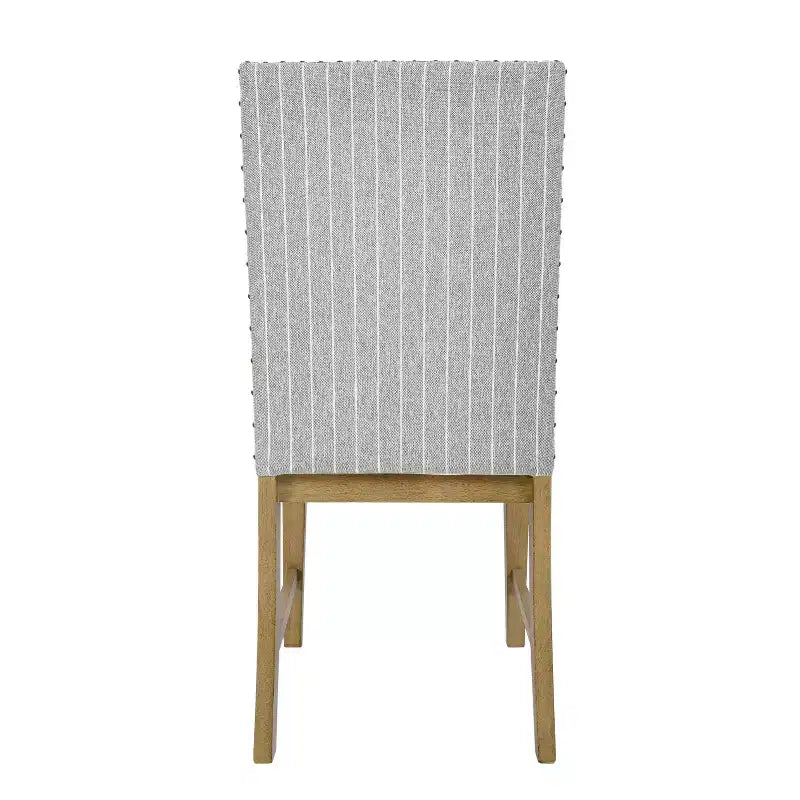 Chaise de salle à manger en bois avec tablier rembourré doux