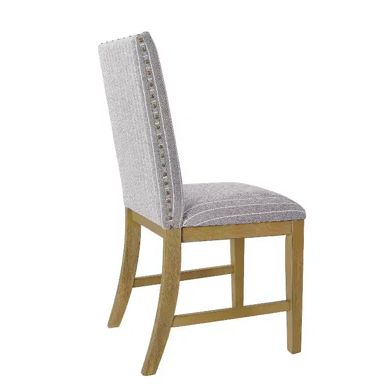 Chaise de salle à manger en bois avec tablier rembourré doux
