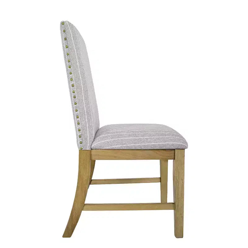 Chaise de salle à manger en bois avec tablier rembourré doux